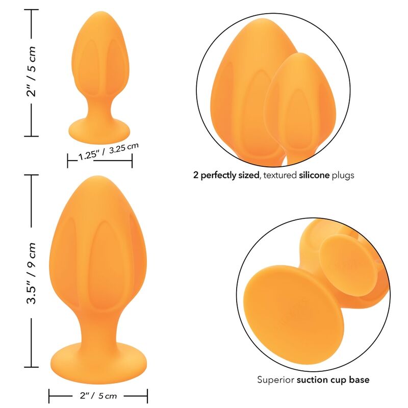 CALEXOTICS - CHEEKY BUTTPLUG ARANCIONE