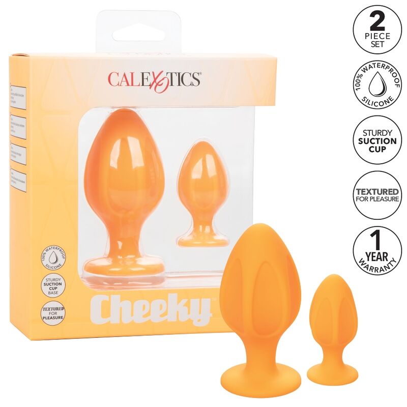 CALEXOTICS - CHEEKY BUTTPLUG ARANCIONE