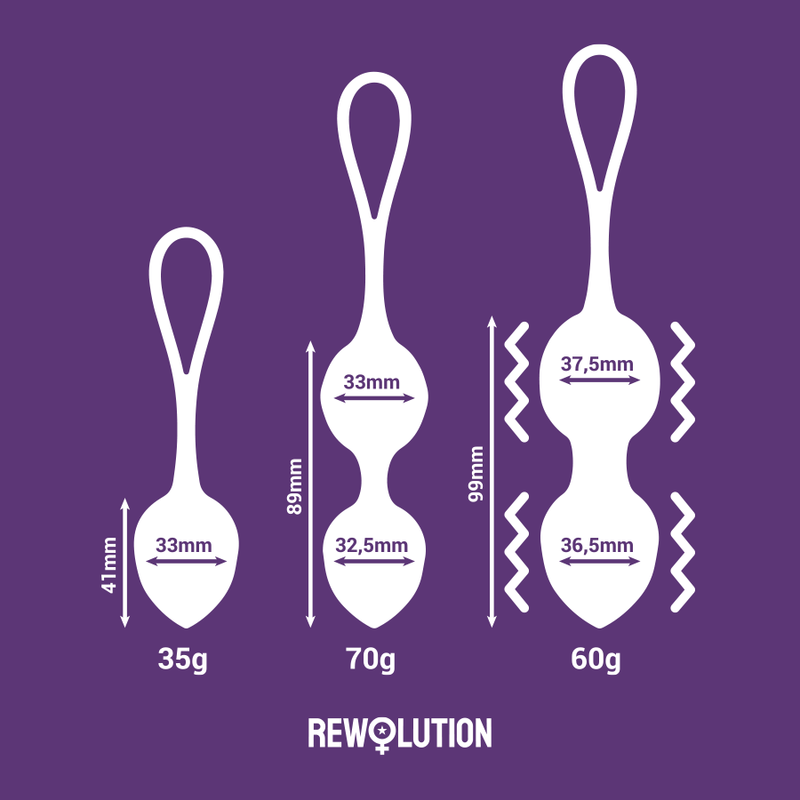 REWOLUTION - REWOBEADS PALLINE VIBRANTI TELECOMANDO CON TECNOLOGIA WATCHME