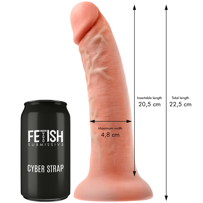 FETISH SUBMISSIVE CYBER STRAP - IMBRACATURA CON DILDO E TELECOMANDO A PROIETTILE WATCHME L TECHNOLOGY