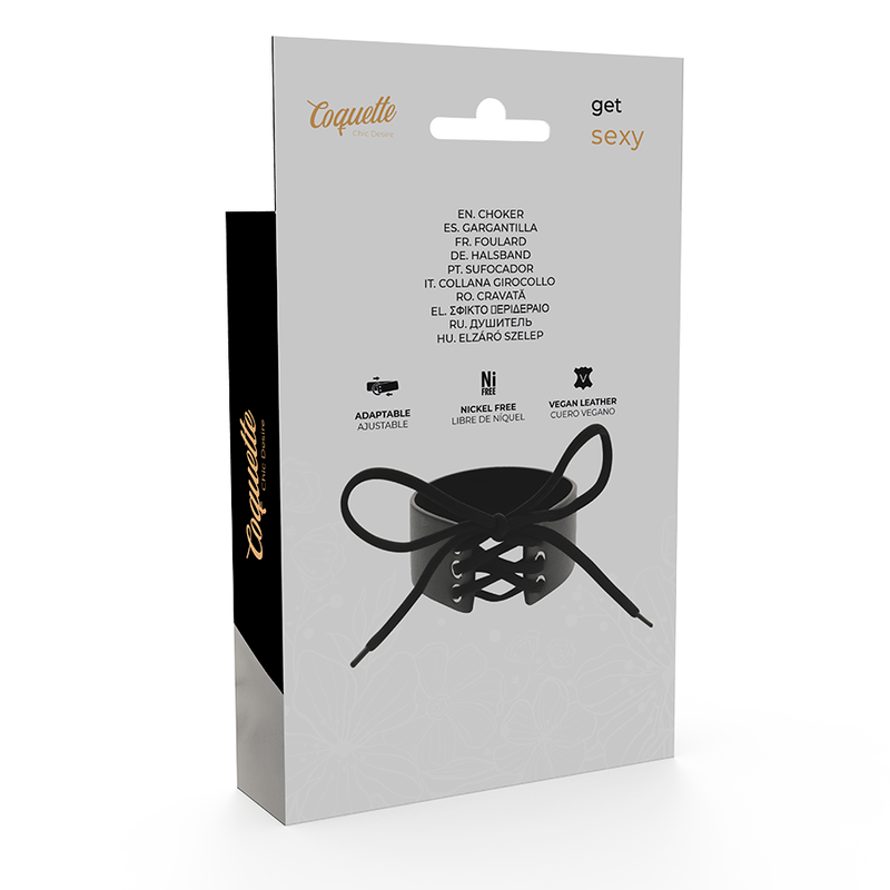 COQUETTE CHIC DESIRE - COLLANA IN PELLE VEGANA