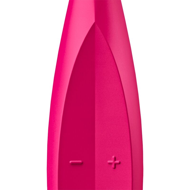 SATISFYER - VIBRATORE CON PUNTA ROTANTE E DIVERTENTE ROSA