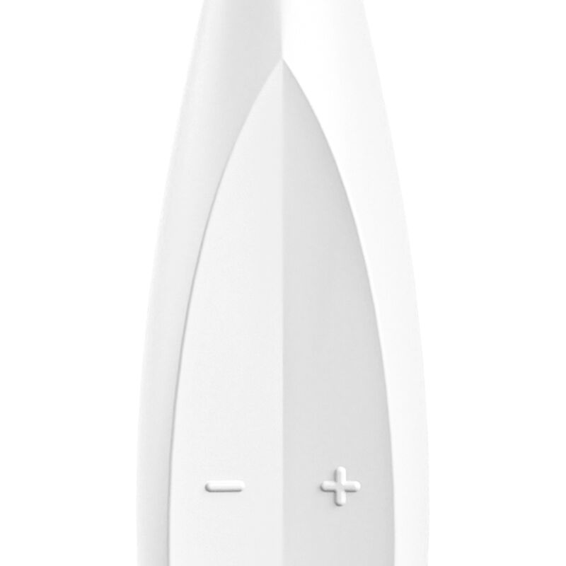 SATISFYER - VIBRATORE CON PUNTA ROTANTE E DIVERTENTE BIANCO