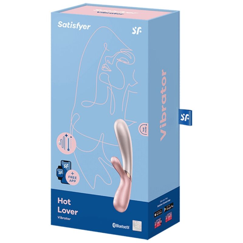SATISFYER - VIBRATORE HOT LOVER ROSA E BEIGE