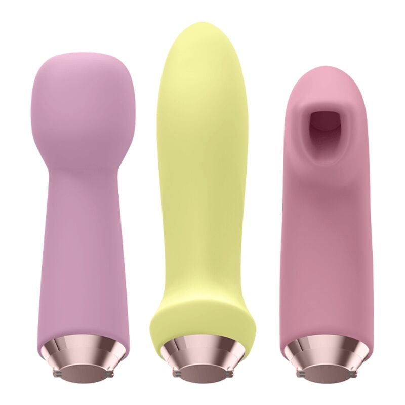 SATISFYER - MERAVIGLIOSO SET DI QUATTRO VIBRATORI E AIR PULSE