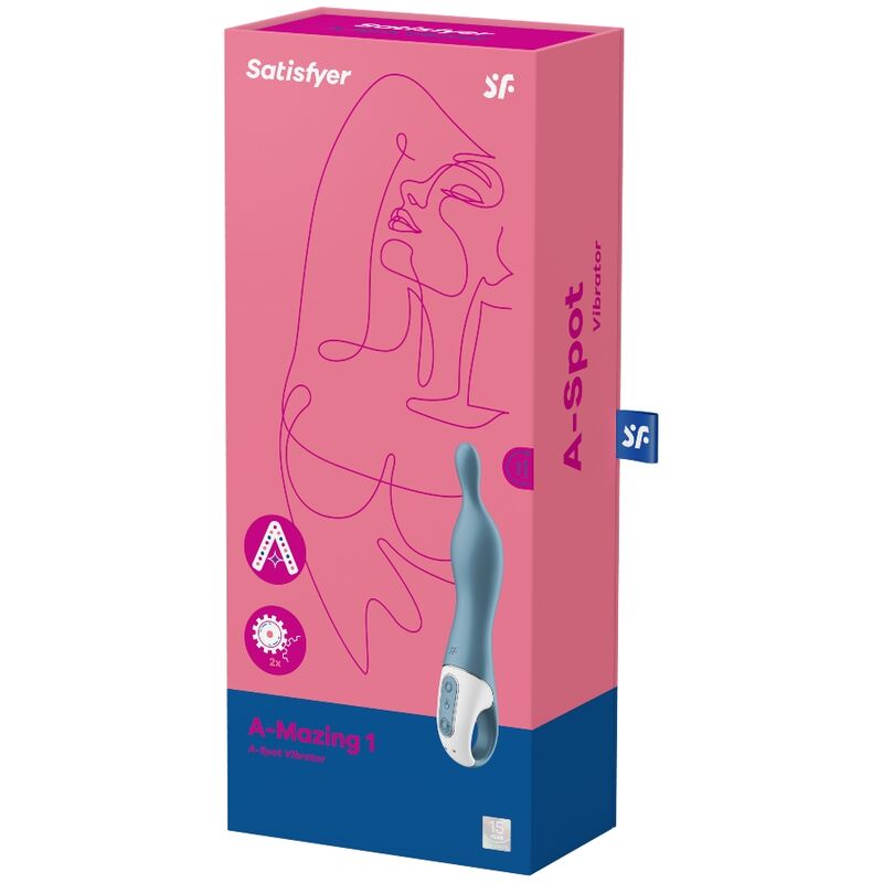 SATISFYER - INCREDIBILE VIBRATORE ASPOT BLU