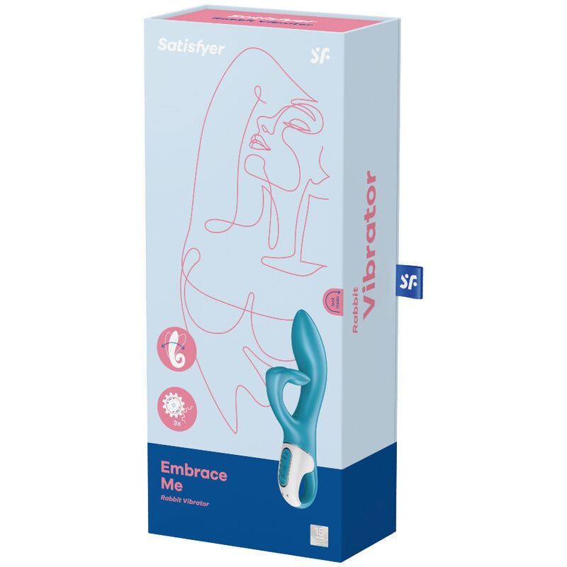 SATISFYER - VIBRATORE PER PUNTO G EMBRACE ME TURCHESE