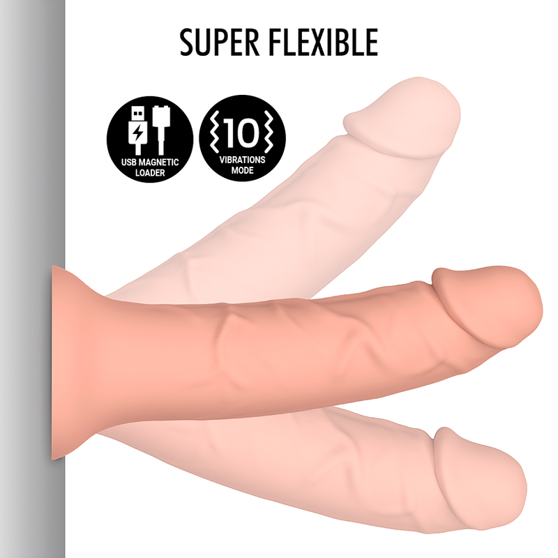 MITOLOGIA - ASHER ORIGINAL DILDO M - VIBRATORE COMPATIBILE CON LA TECNOLOGIA WIRELESS WATCHME
