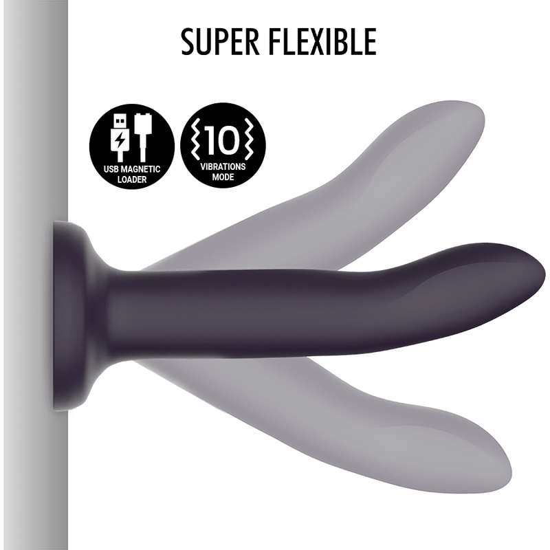 MYTHOLOGY DUMAN MYSTIC DILDO S - VIBRATORE WATCHME COMPATIBILE CON LA TECNOLOGIA WIRELESS