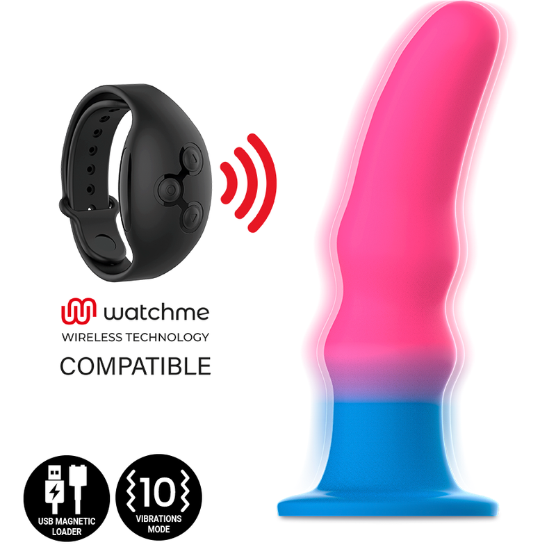 MITOLOGIA - KUNO UTOPIA DILDO S - VIBRATORE WATCHME COMPATIBILE CON LA TECNOLOGIA WIRELESS