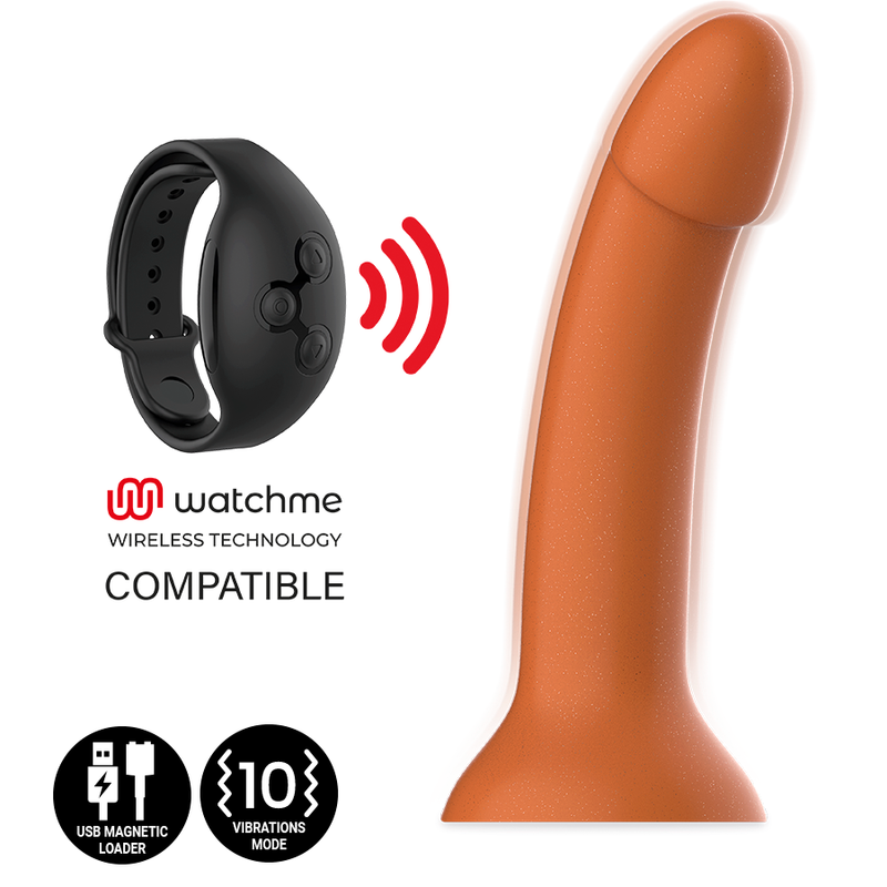 MITOLOGIA - RUNE ROYAL DILDO M - VIBRATORE WATCHME COMPATIBILE CON LA TECNOLOGIA WIRELESS