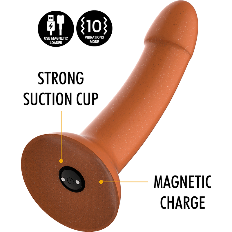 MITOLOGIA - RUNE ROYAL DILDO M - VIBRATORE WATCHME COMPATIBILE CON LA TECNOLOGIA WIRELESS