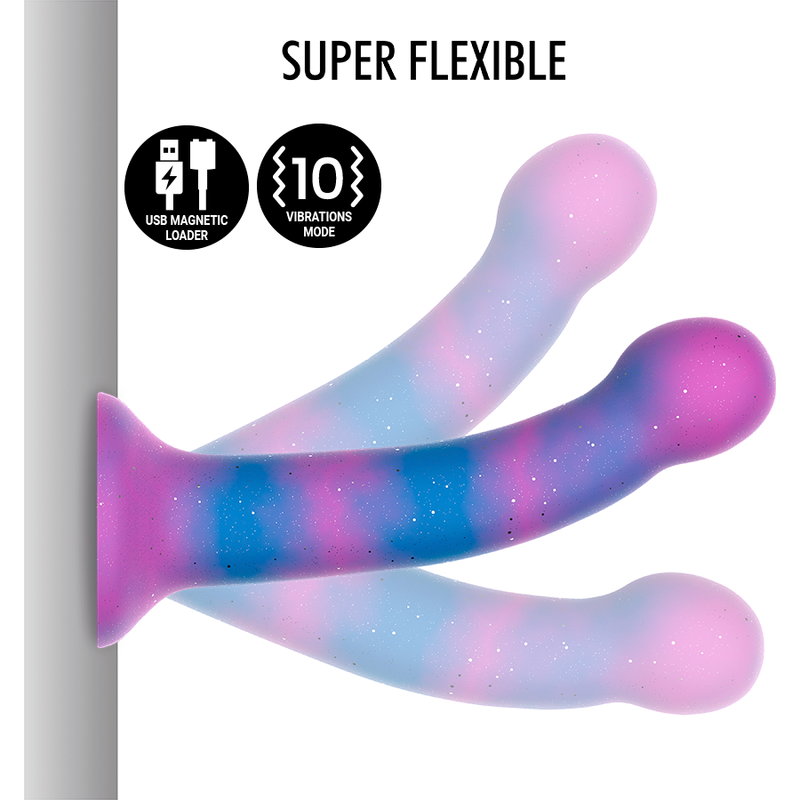 MITOLOGIA - DION GALACTIC DILDO S - VIBRATORE WATCHME COMPATIBILE CON LA TECNOLOGIA WIRELESS