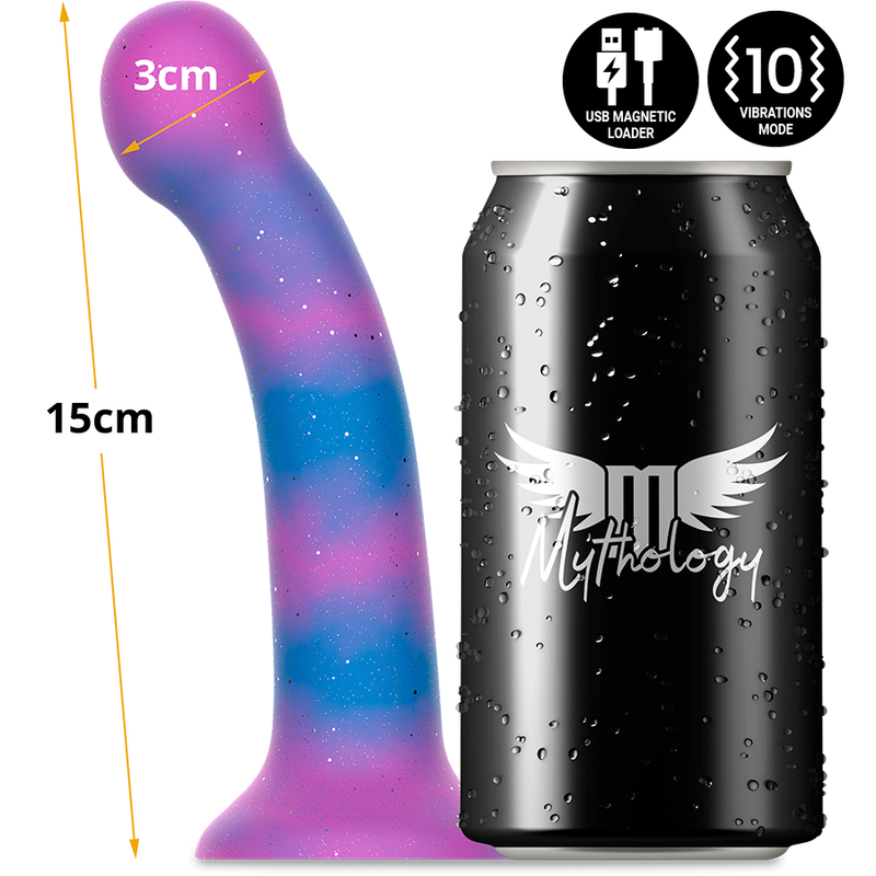 MITOLOGIA - DION GALACTIC DILDO S - VIBRATORE WATCHME COMPATIBILE CON LA TECNOLOGIA WIRELESS