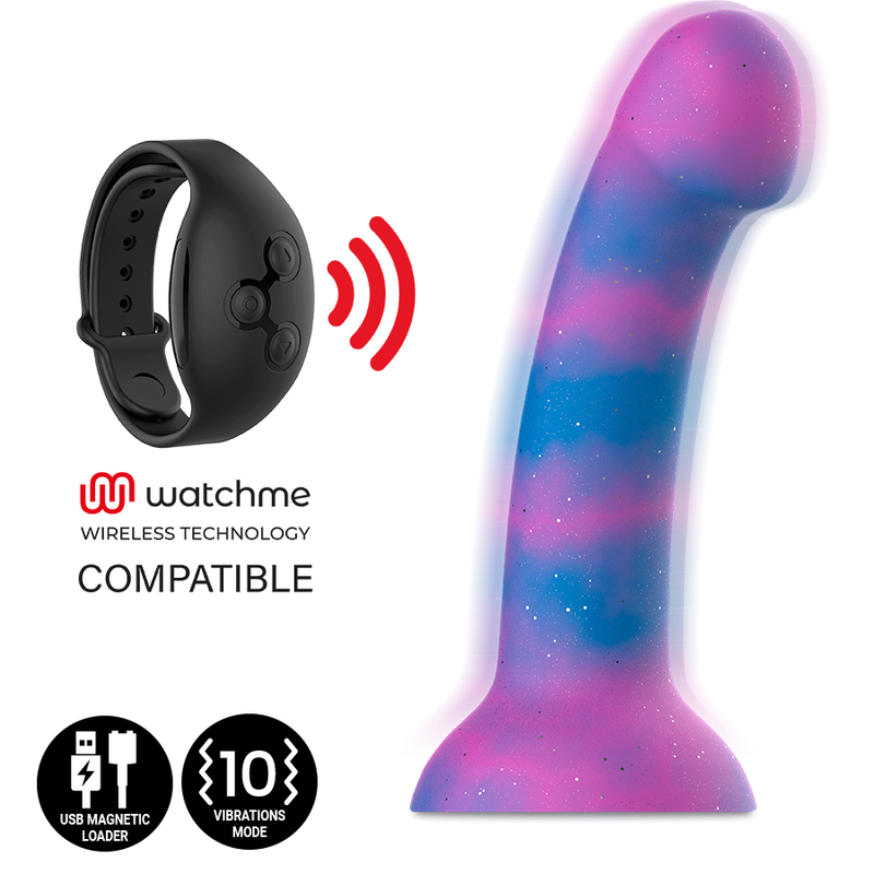 MITOLOGIA - DION GALACTIC DILDO M - VIBRATORE WATCHME COMPATIBILE CON LA TECNOLOGIA WIRELESS