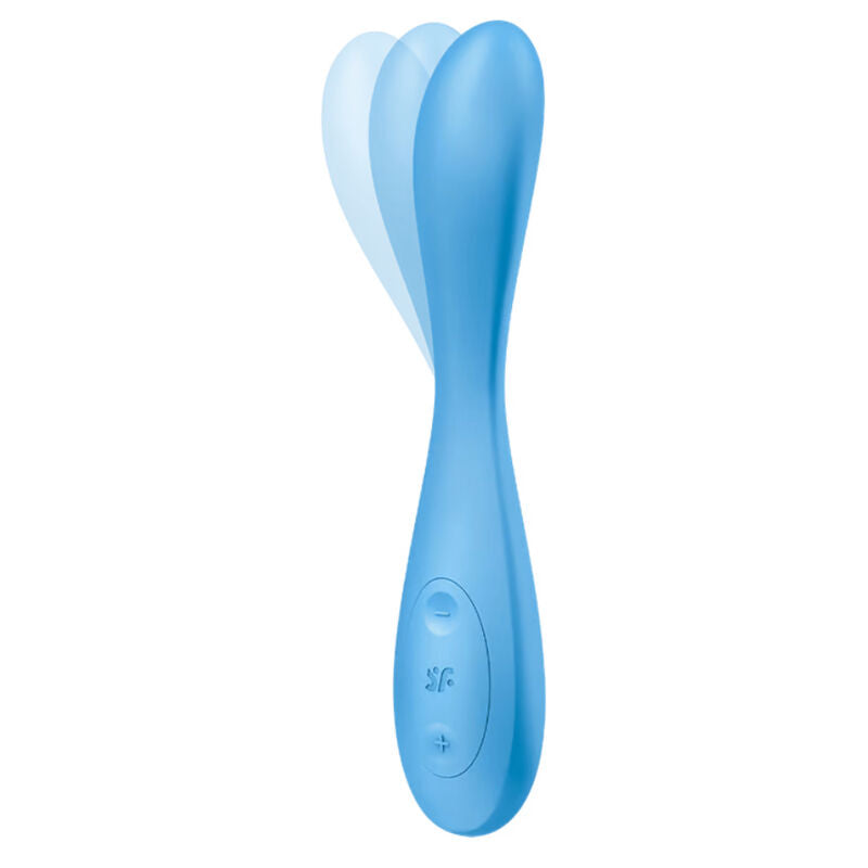 SATISFYER - G-SPOT FLEX 4+ MULTI VIBRATORE APP BLU