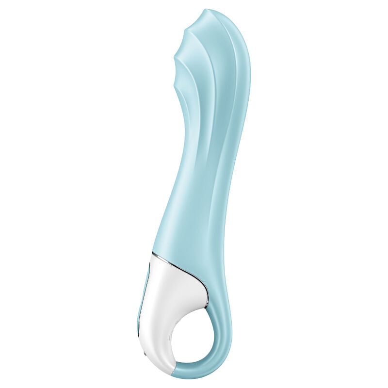 SATISFYER - VIBRATORE A POMPA D'ARIA 5+ VIBRATORE GONFIABILE PUNTO G APP BLU