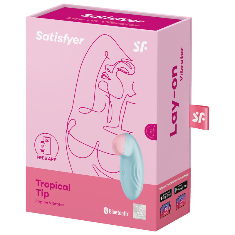 SATISFYER - VIBRATORE TROPICALE DA APPOGGIO LILLA