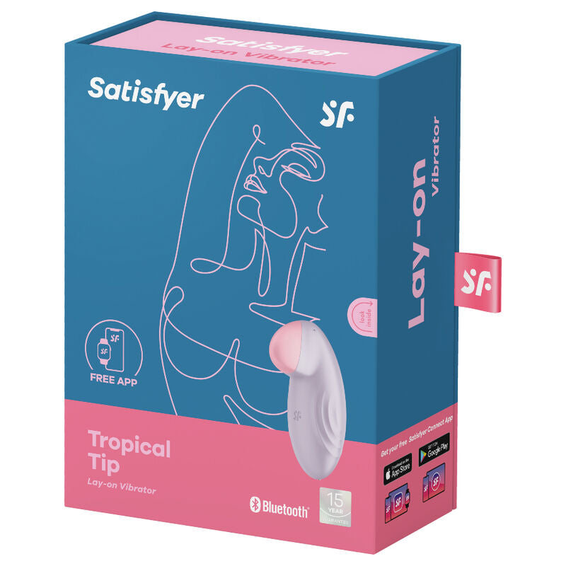 SATISFYER - VIBRATORE TROPICALE DA APPOGGIO LILLA