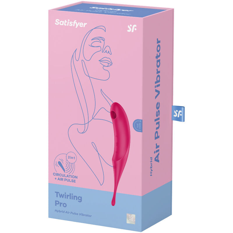 SATISFYER - TWIRLING PRO AIR PULSE STIMOLATORE E VIBRATORE BLU