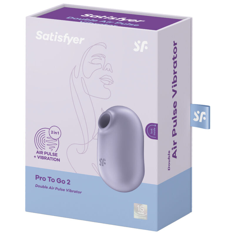 Pro To Go 2 Doppio stimolatore e vibratore Air-Pulse – Satisfyer