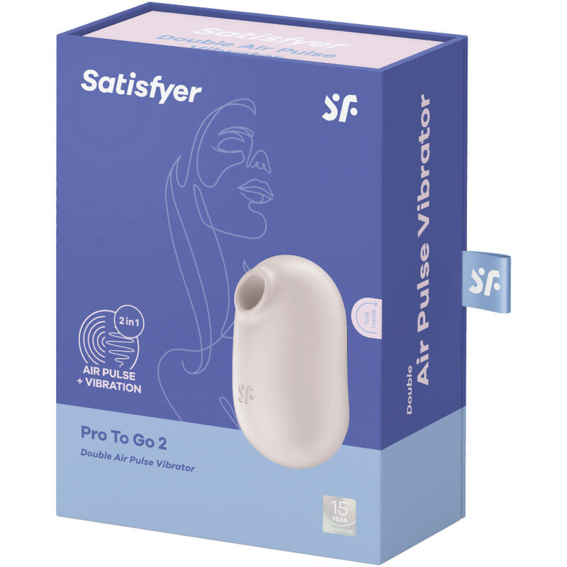 Pro To Go 2 Doppio stimolatore e vibratore Air-Pulse – Satisfyer