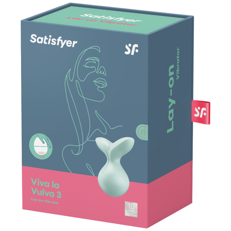 SATISFYER - VIVA LA VULVA 3 VIBRATORE DA APPOGGIO VERDE