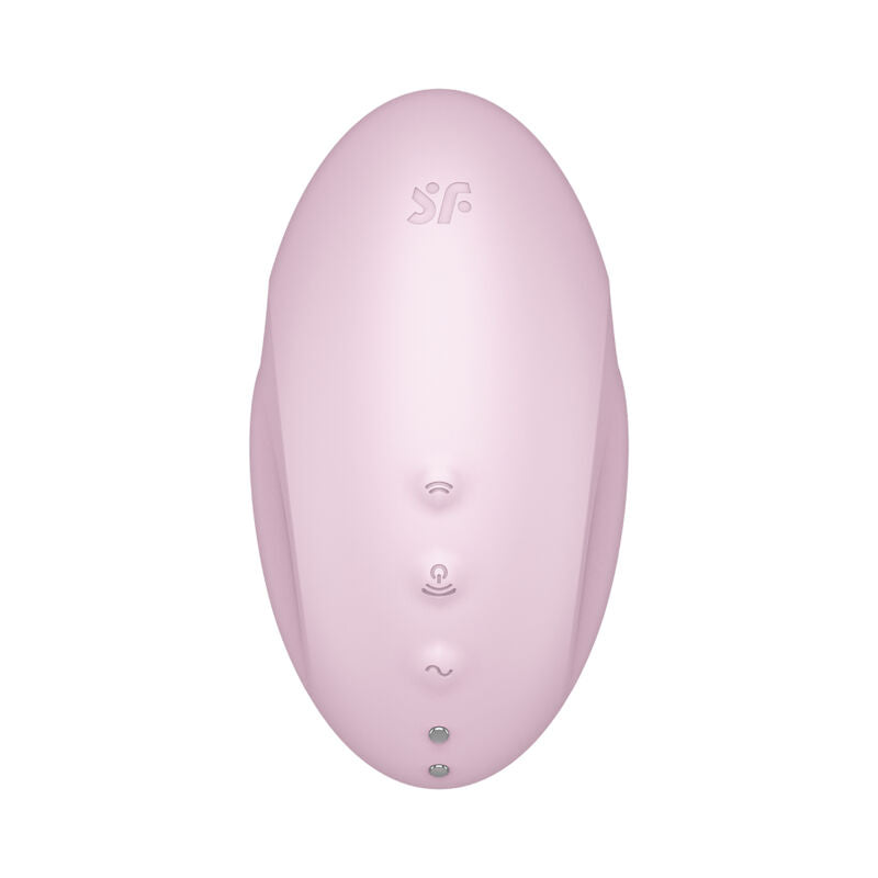 SATISFYER - VULVA LOVER 3 STIMOLATORE E VIBRATORE A IMPULSI D'ARIA ROSA