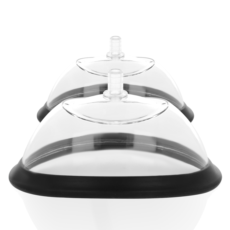 INTENSE - POMPA TIRAGRANATE MANUALE VAGINALE CON DUE COPPE INTERCAMBIABILI