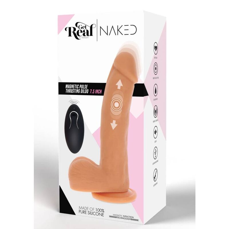 DIVENTA REALISTICO - PELLE DEL DILDO FIDUCIOSA CON IMPULSI MAGNETICI