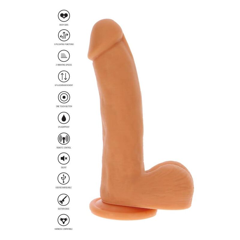 DIVENTA REALISTICO - PELLE DEL DILDO FIDUCIOSA CON IMPULSI MAGNETICI