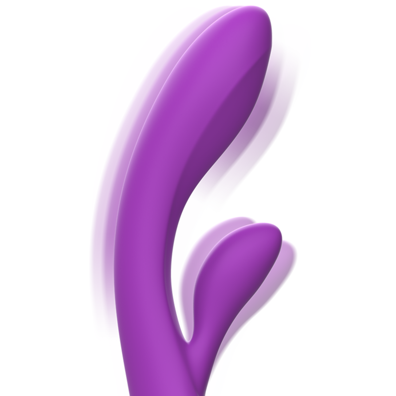 INTENSE - VIBRATORE CONIGLIO LUIGI SILICONE LIQUIDO VIOLA