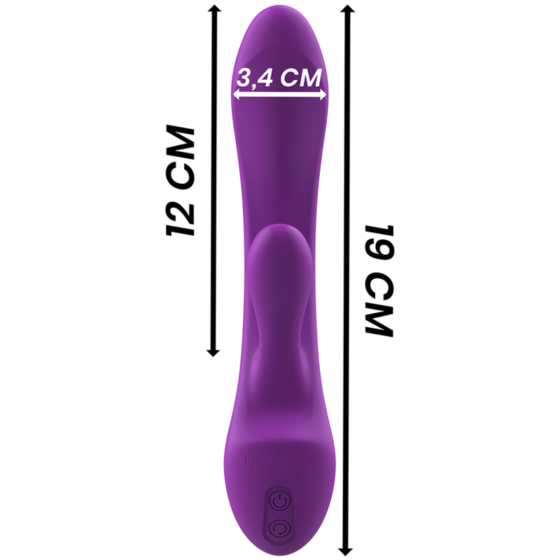 INTENSE - VIBRATORE CONIGLIO LUIGI SILICONE LIQUIDO VIOLA