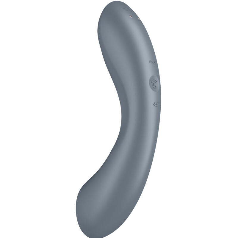 SATISFYER - CURVE TRINITY 1 AIR PULSE VIBRATION GRIGIO