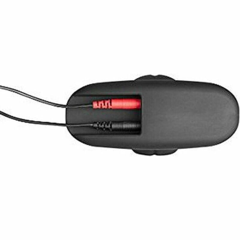 ELECTRASTIM - DIlatatore anale in silicone nero grande