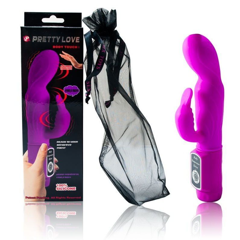 Vibratore Flirtation Body-Touch Lilla | 22,5 cm x 3,8 cm | PRETTY LOVE