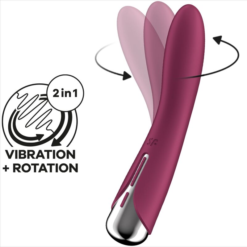 SATISFYER - VIBRATORE ROTANTE BLU SPINNING VIBE 1 G-SPOT
