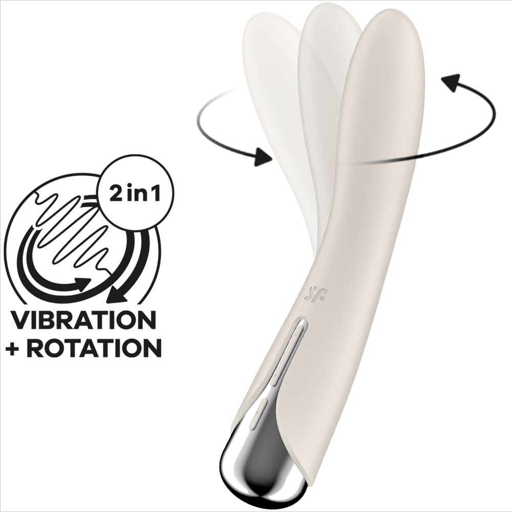SATISFYER - VIBRATORE ROTANTE BLU SPINNING VIBE 1 G-SPOT