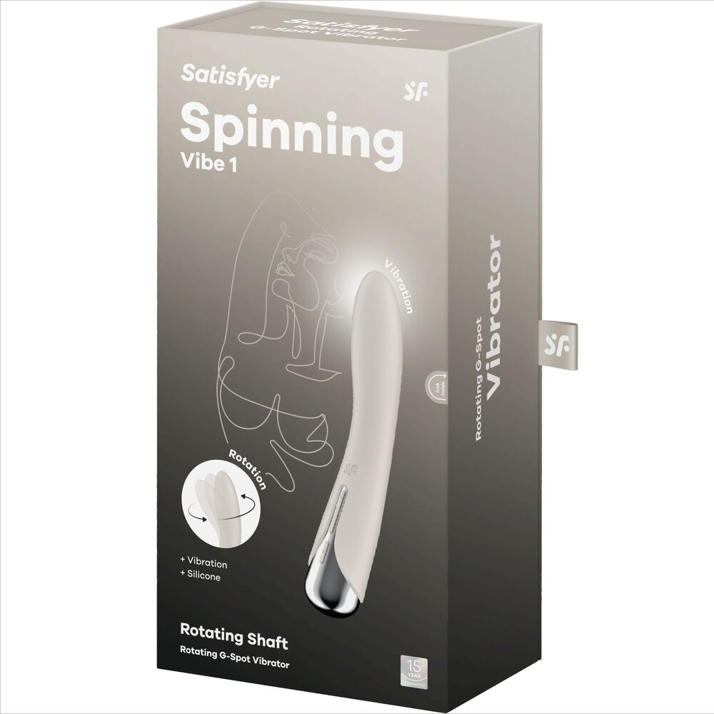 SATISFYER - VIBRATORE ROTANTE BLU SPINNING VIBE 1 G-SPOT