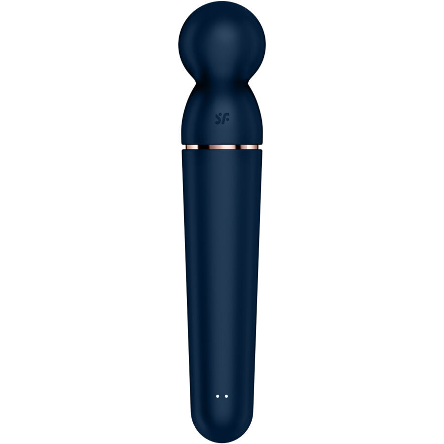 Planet Wand-er Blue - Massaggiatore a bacchetta XXL - 60 combinazioni di vibrazioni - Satisfyer