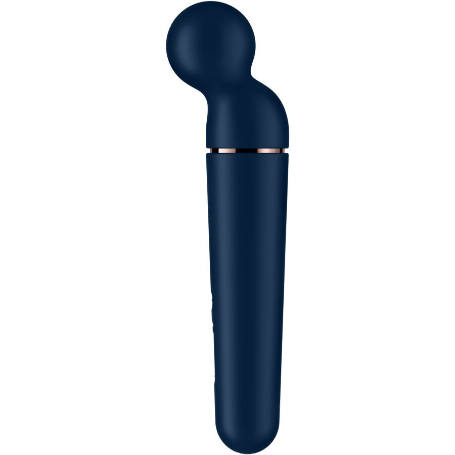 Planet Wand-er Blue - Massaggiatore a bacchetta XXL - 60 combinazioni di vibrazioni - Satisfyer