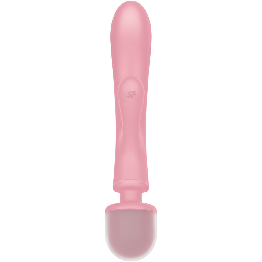 SATISFYER - VIBRATORE MASSAGGIATORE CONIGLIO TRIPLO AMANTE GRIGIO