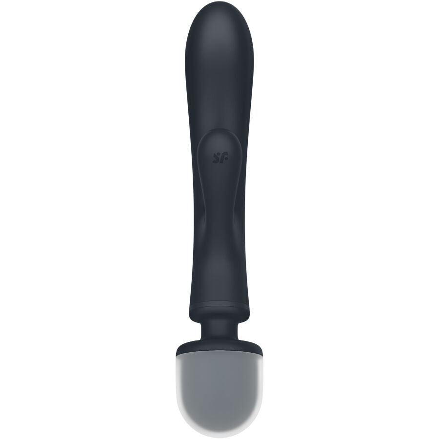 SATISFYER - VIBRATORE MASSAGGIATORE CONIGLIO TRIPLO AMANTE GRIGIO