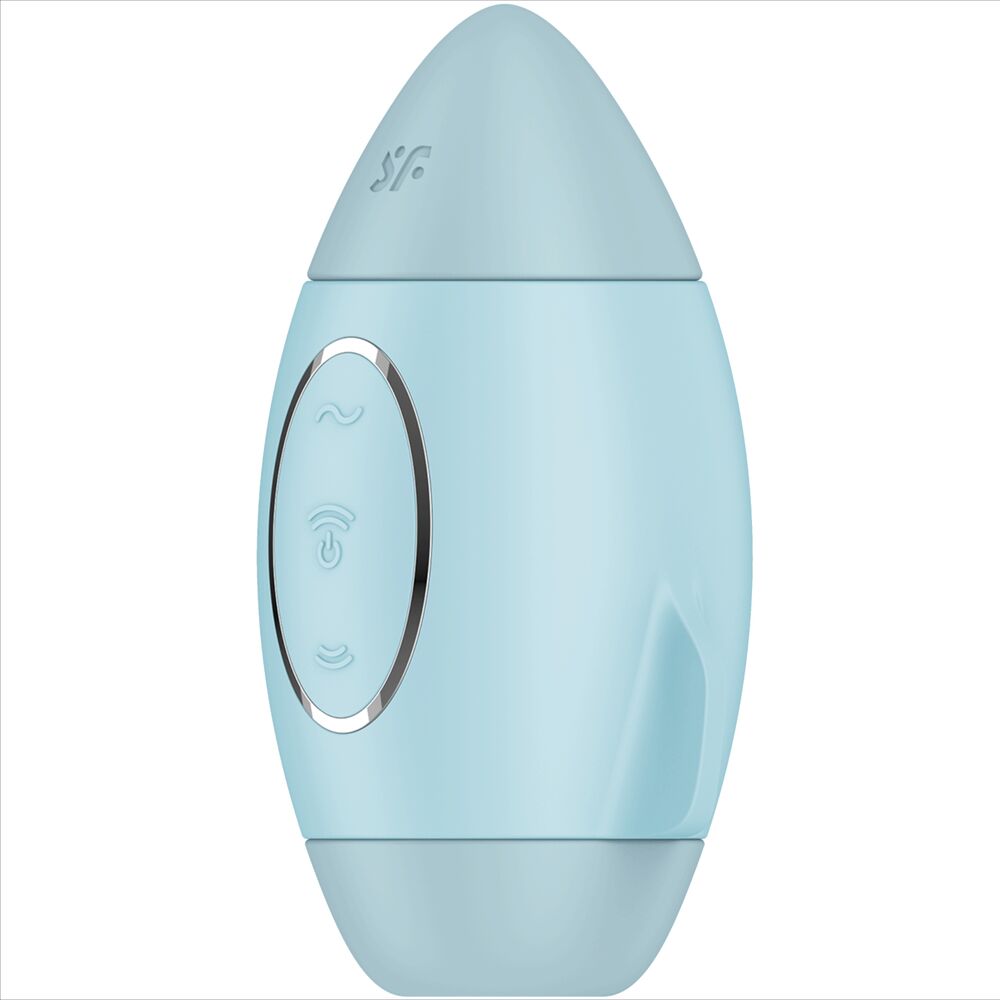 SATISFYER - MISSION CONTROL BLUE PICCOLO VIBRATORE A DOPPIO IMPULSO