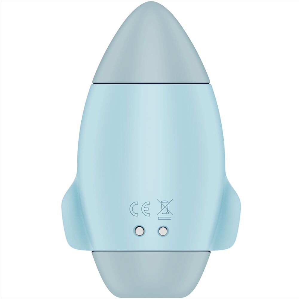 SATISFYER - MISSION CONTROL BLUE PICCOLO VIBRATORE A DOPPIO IMPULSO