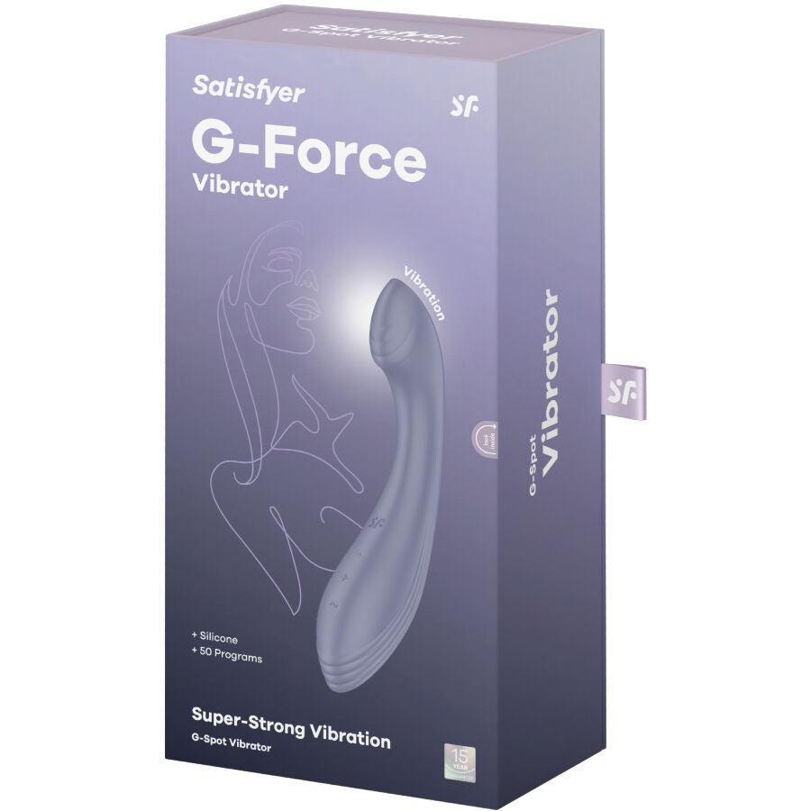 SATISFYER - VIBRATORE G-FORCE STIMOLATORE PUNTO G VIOLA