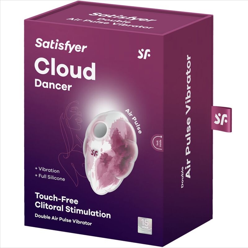SATISFYER - VIBRATORE A IMPULSI D'ARIA BLU CLOUD DANCER