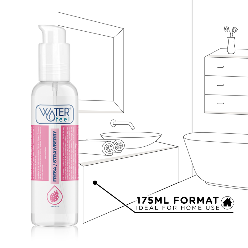 WATERFEEL - LUBRIFICANTE A BASE D'ACQUA ALLA FRAGOLA 175 ML