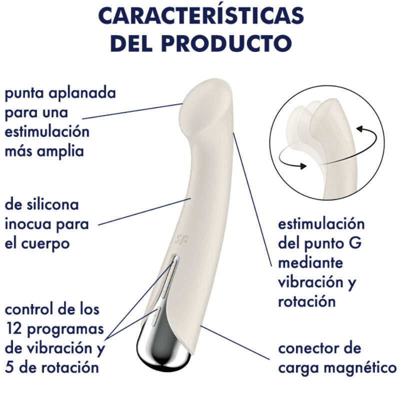 SATISFYER - VIBRATORE ROTANTE G-SPORT 1 BLU