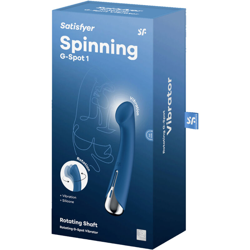 SATISFYER - VIBRATORE ROTANTE G-SPORT 1 BLU